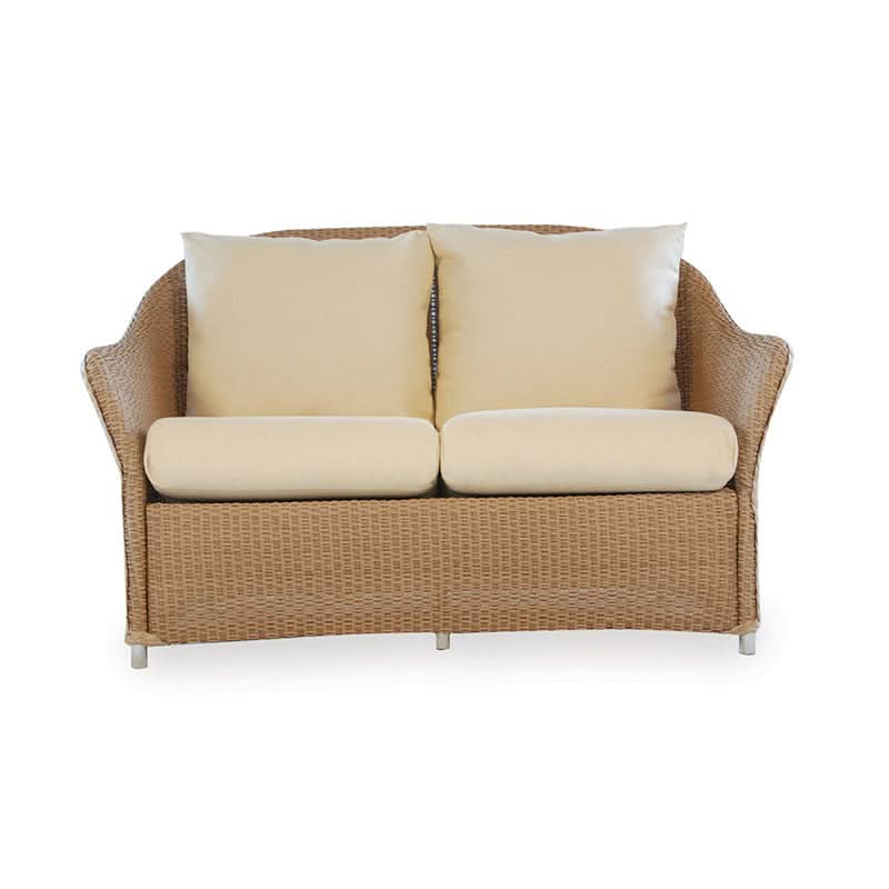 Lloyd Flanders Weekend Retreat Wicker Outdoor Loveseat