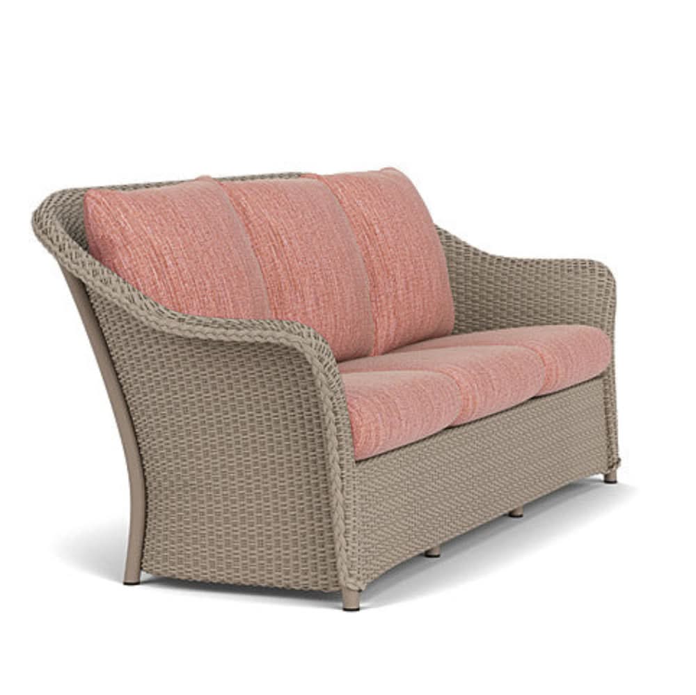 Lloyd Flanders Weekend Retreat Wicker Outdoor Sofa