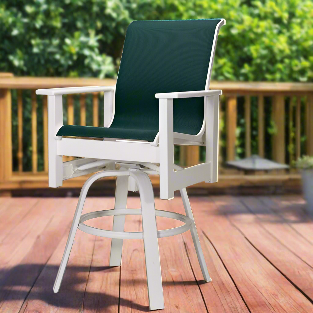 Telescope Casual Leeward MGP Sling Bar Height Swivel Arm Chair