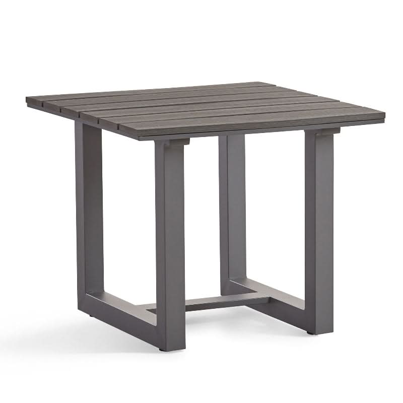 South Sea Rattan Kingston Aluminum Outdoor Rectangular End Table