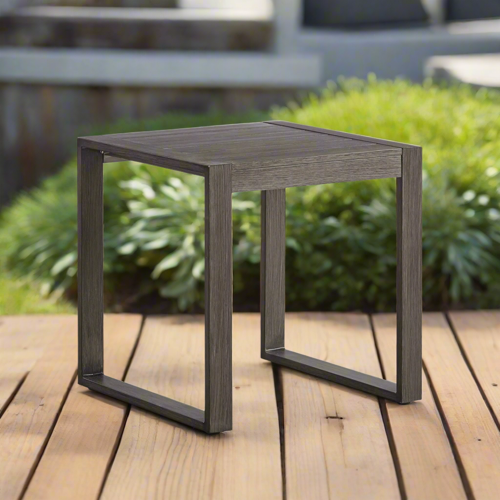 South Sea Rattan Ryan Aluminum Outdoor End Table