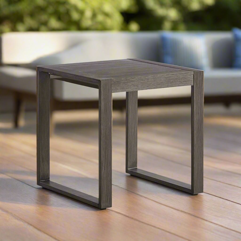 South Sea Rattan Ryan Aluminum Outdoor End Table