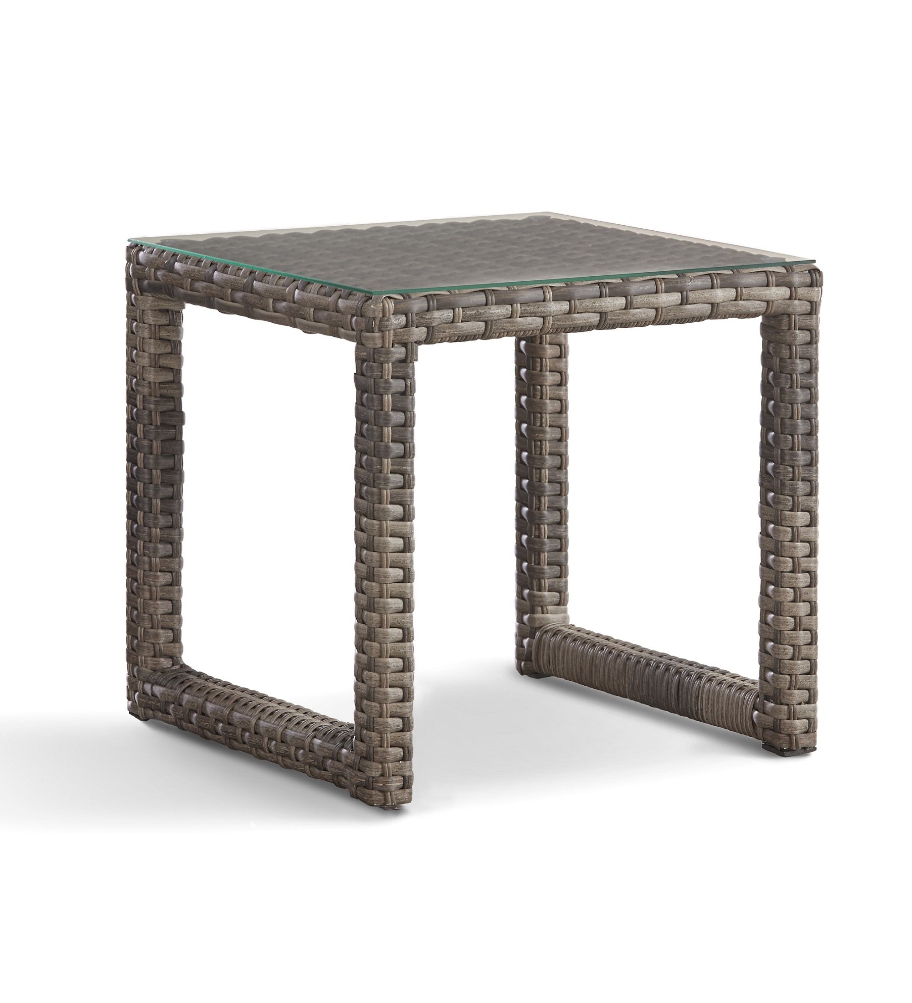 South Sea Rattan New Java Resin Wicker Outdoor End Table