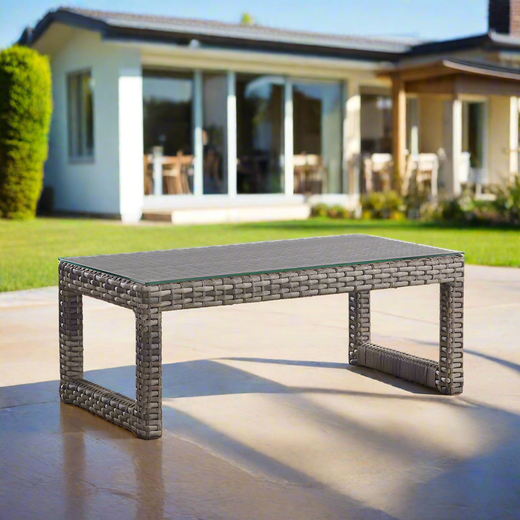 South Sea Rattan New Java Resin Wicker Outdoor Coffee Table