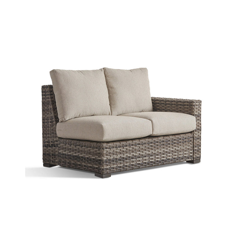 South Sea Rattan New Java Resin Wicker Outdoor Right Arm Facing Loveseat
