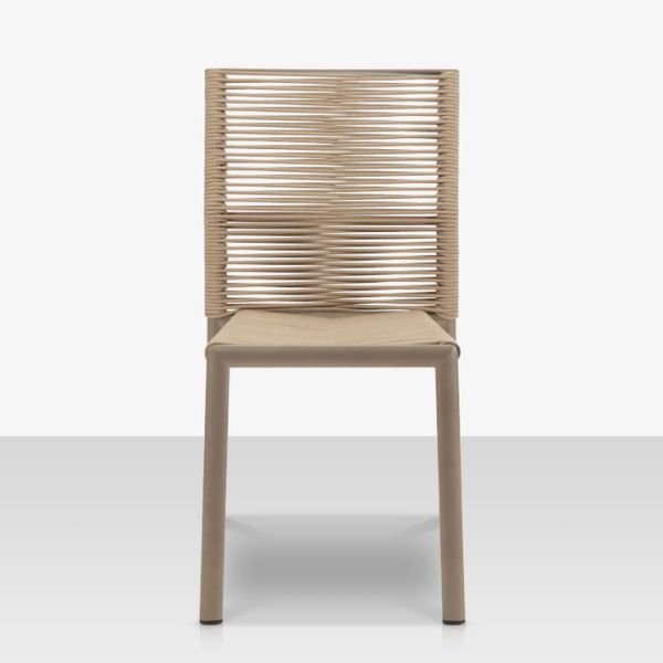 DecoScape Avalon Aluminum Rope Dining Side Chair