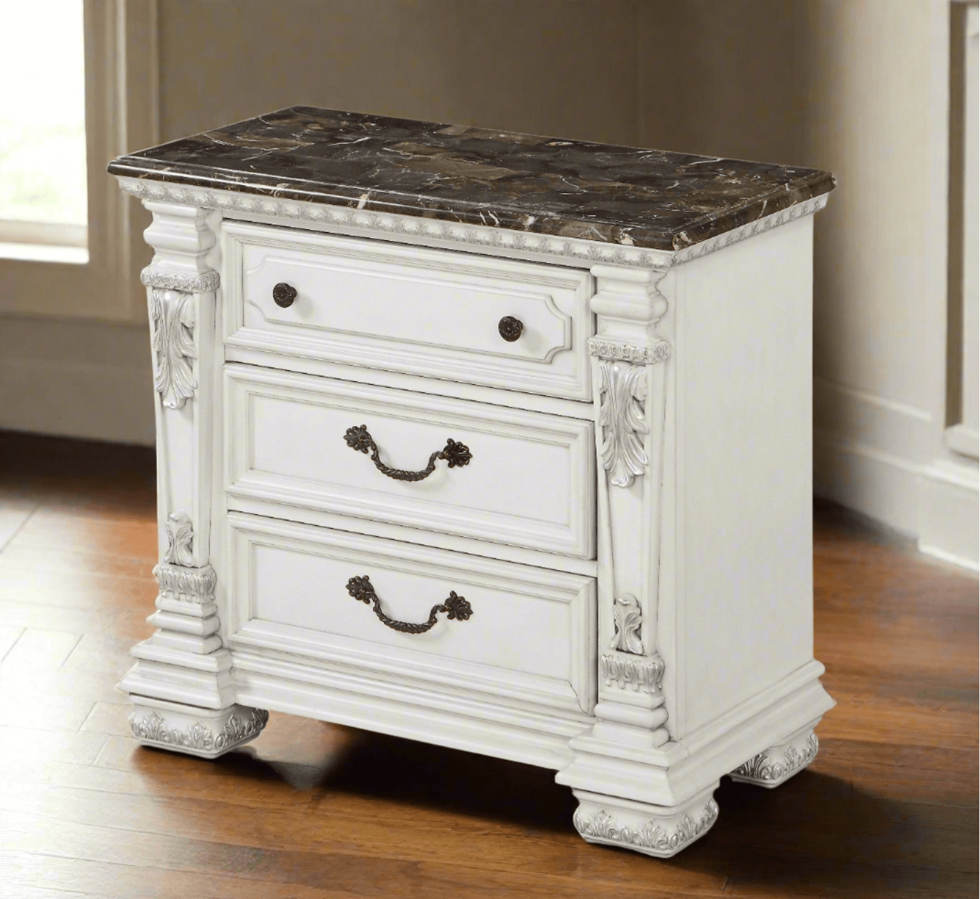 Oasis Home Bianca Nightstand