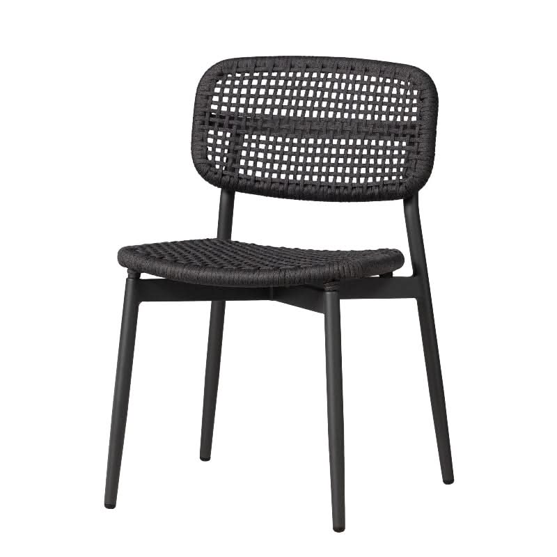 Lloyd Flanders Albany All-Aluminum Frame Armless Dining Chair (Set of 4)