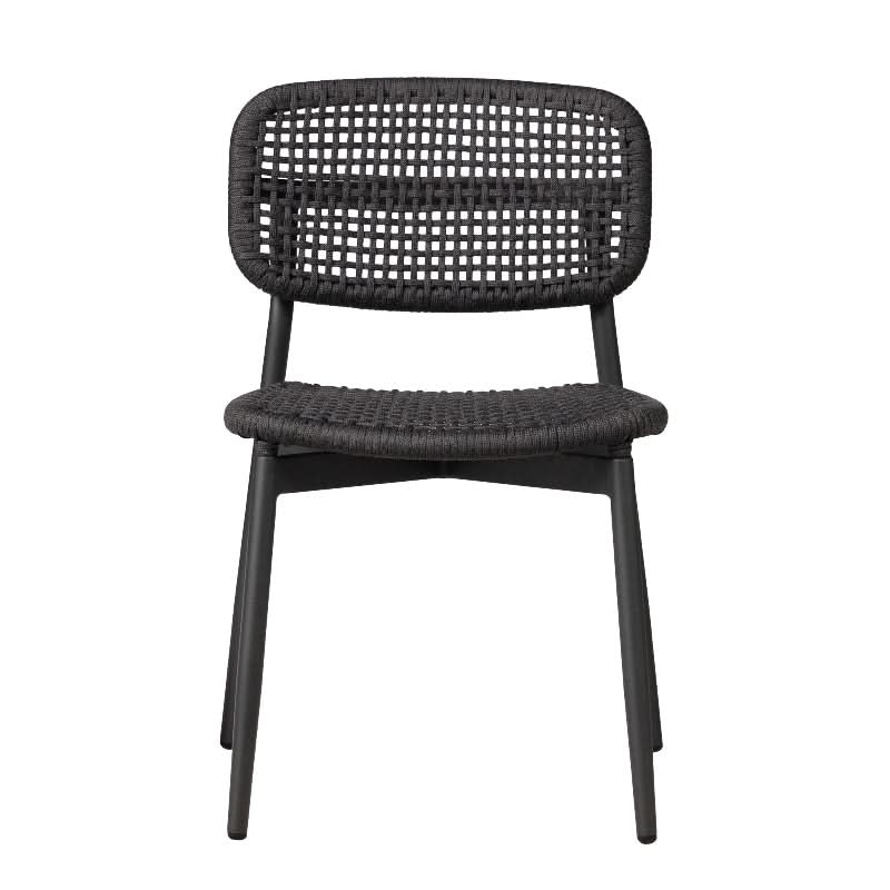 Lloyd Flanders Albany All-Aluminum Frame Armless Dining Chair (Set of 4)