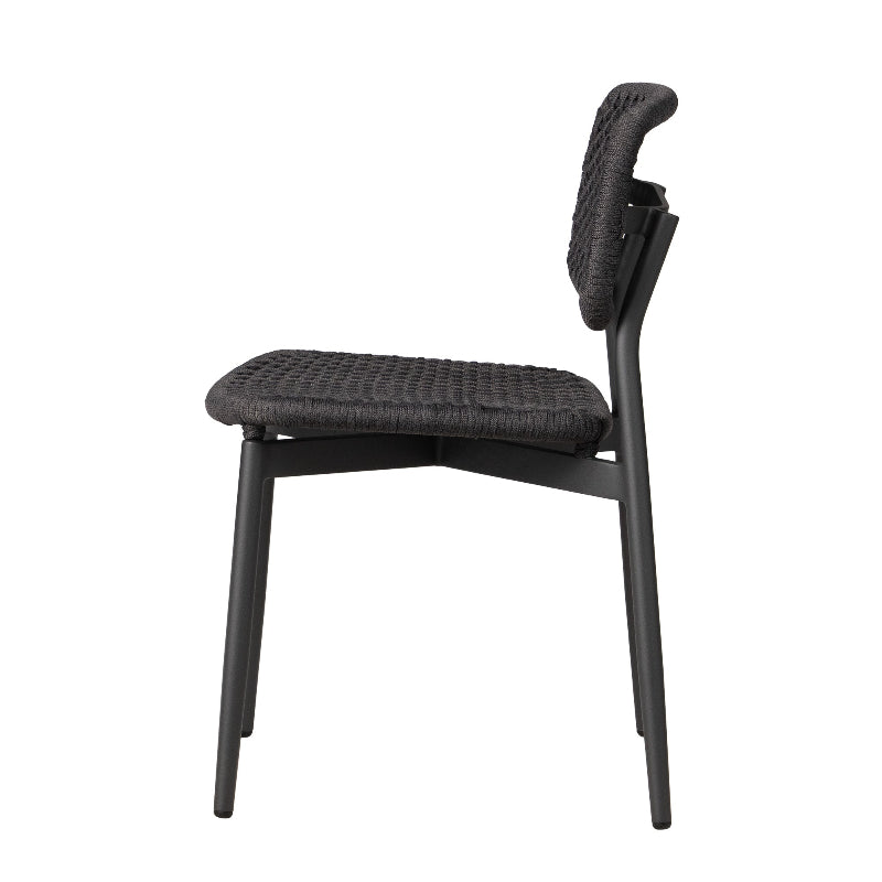 Lloyd Flanders Elba All-Aluminum Frame Armless Dining Chair (Set of 4)