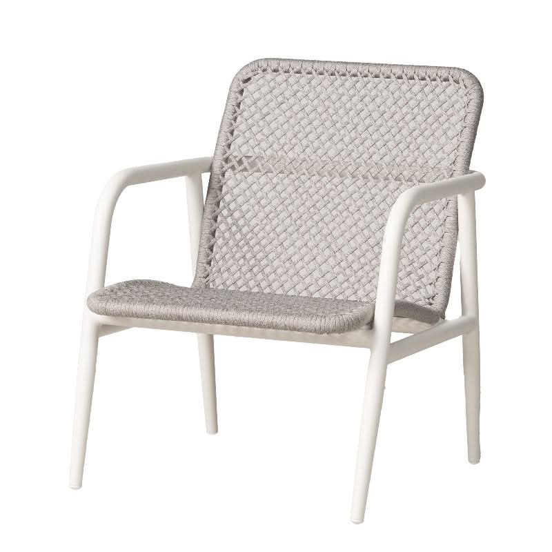 Lloyd Flanders Albany All-Aluminum Frame Lounge Chair (Set of 4)