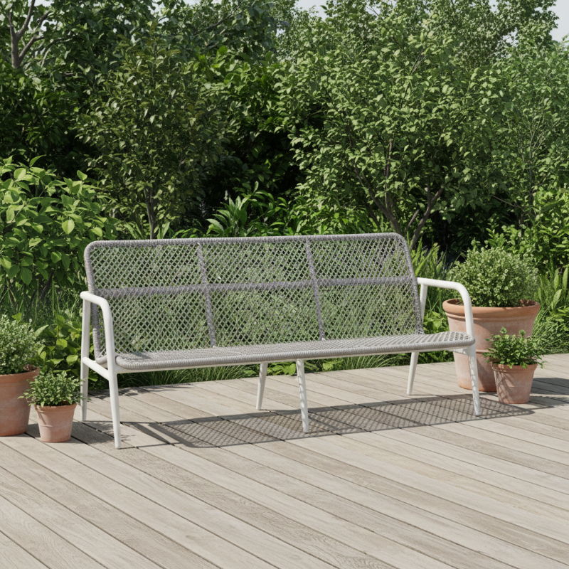 Lloyd Flanders Albany All-Aluminum Frame Sofa