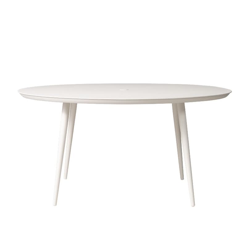 Lloyd Flanders Albany All-Aluminum Frame 59" Round Umbrella Table