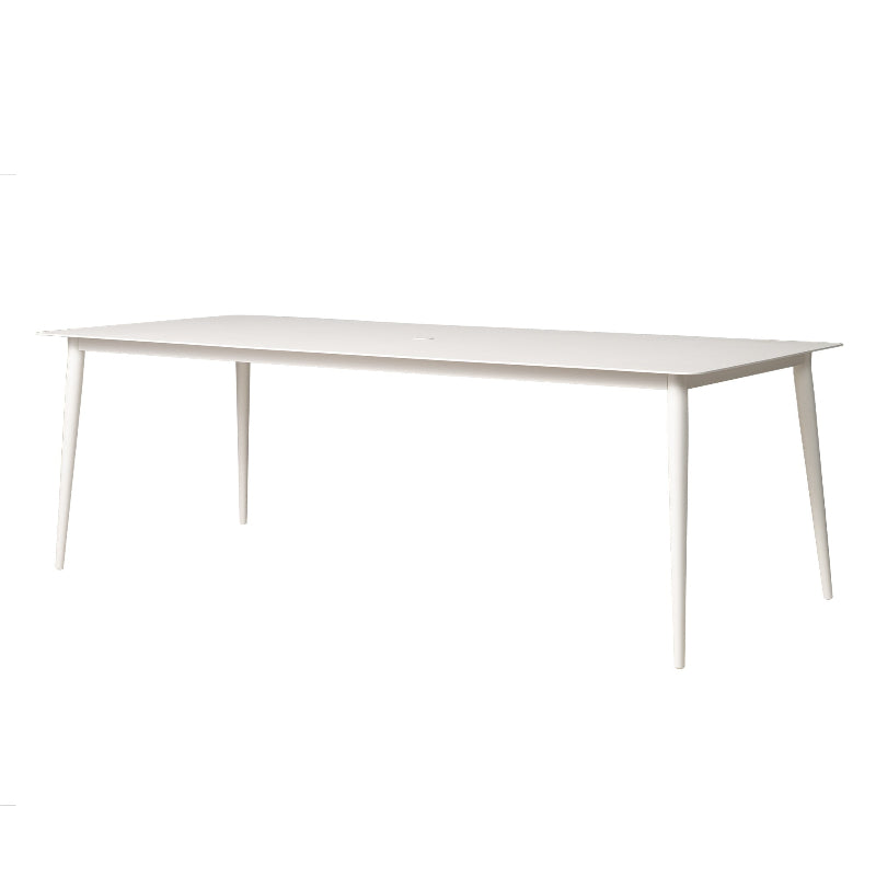 Lloyd Flanders Burano All-Aluminum Frame 86" Rectangular Umbrella Table