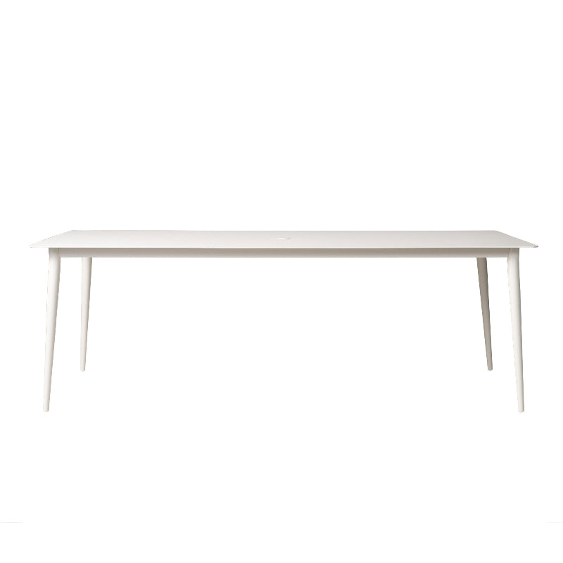 Lloyd Flanders Burano All-Aluminum Frame 86" Rectangular Umbrella Table