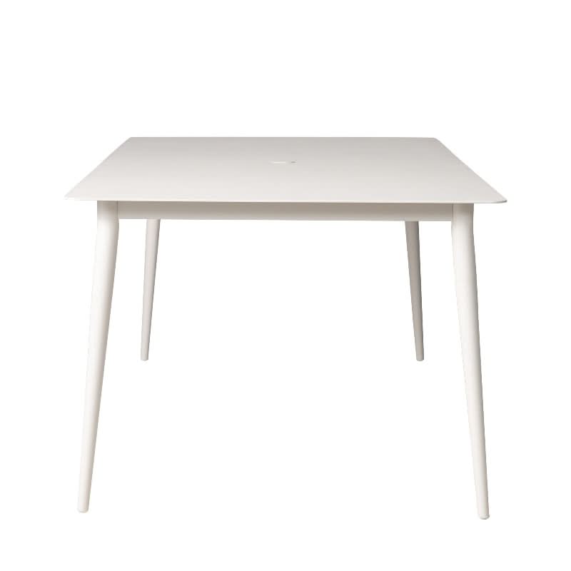 Lloyd Flanders Albany All-Aluminum Frame 86" Rectangular Umbrella Table