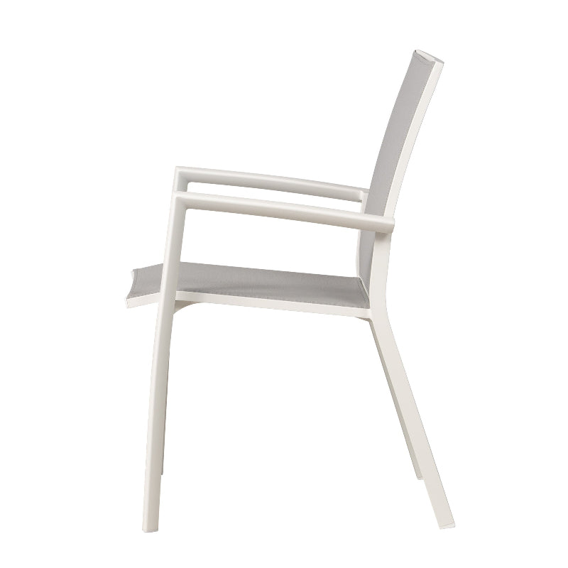 Lloyd Flanders Salina All-Aluminum Frame High Back Dining Chair (Set of 4)