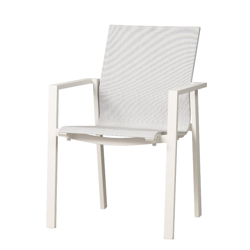 Lloyd Flanders Capri All-Aluminum Frame High Back Dining Chair (Set of 4)