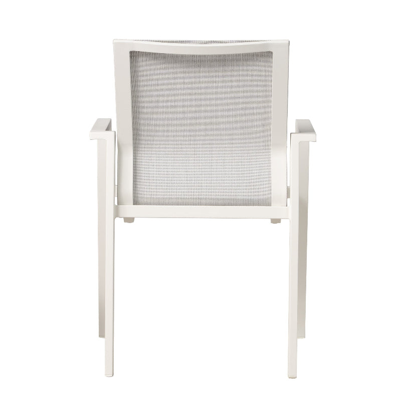 Lloyd Flanders Capri All-Aluminum Frame High Back Dining Chair (Set of 4)