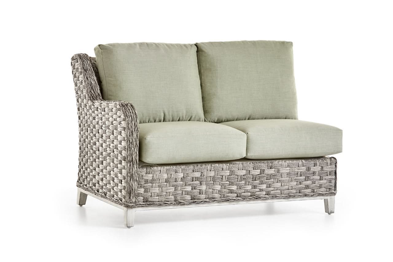 South Sea Rattan Grand Isle Wicker Outdoor 7-Person Sectional Patio Set