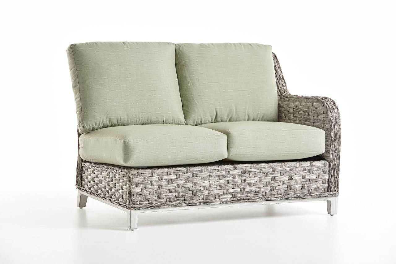 South Sea Rattan Grand Isle Wicker Outdoor 7-Person Sectional Patio Set