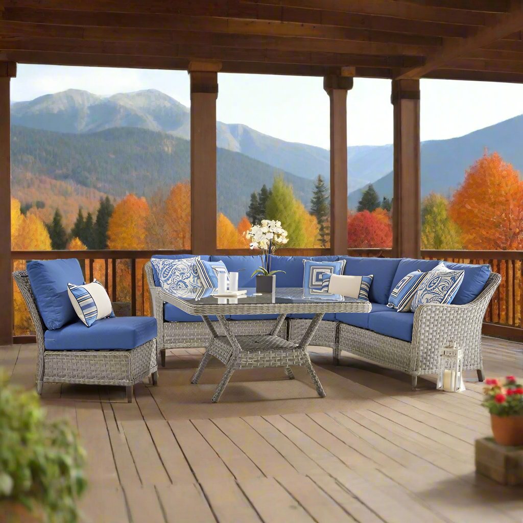 South Sea Rattan Mayfair Conversation Set - 7 Piece