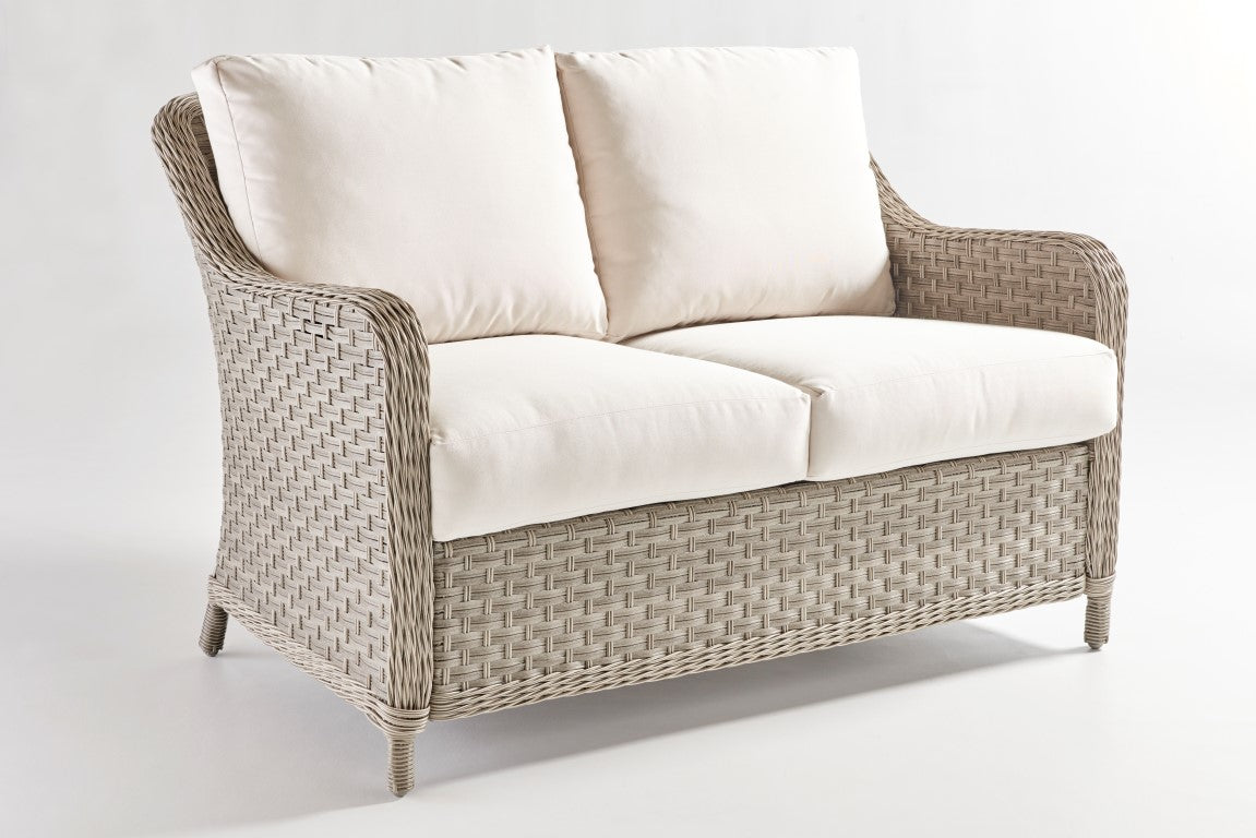 South Sea Rattan Mayfair Wicker Outdoor 6-Person Lounge Set