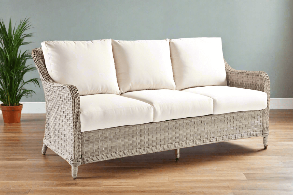 South Sea Rattan Mayfair Wicker Outdoor Sofa