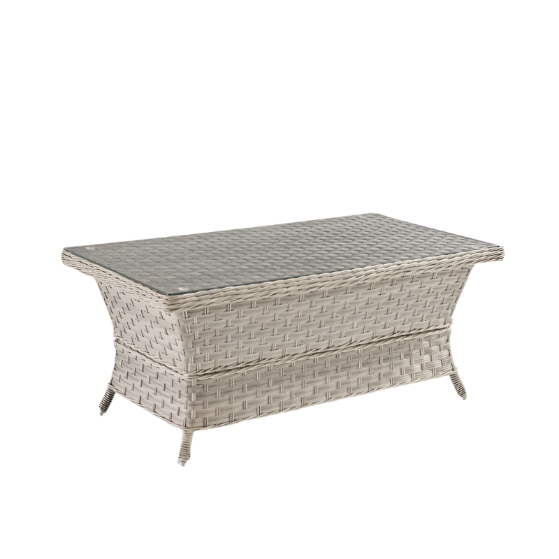 South Sea Rattan Mayfair Coffee Table with Glass Top