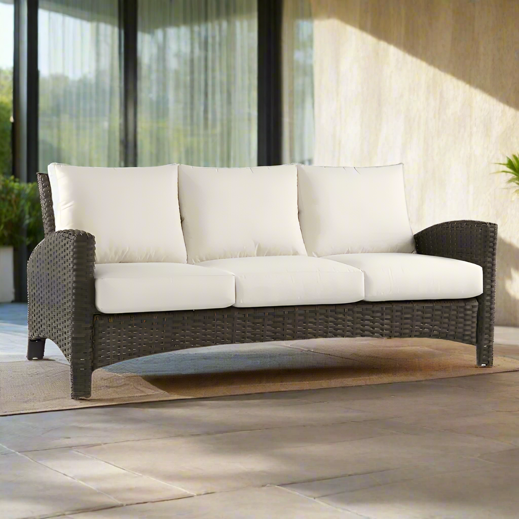 South Sea Rattan Panama Wicker Outdoor Sofa