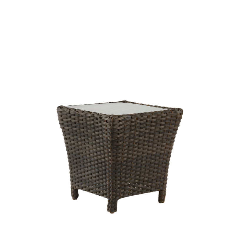 South Sea Rattan Panama Wicker Outdoor End Table