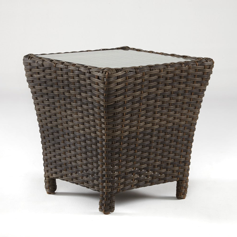 South Sea Rattan Panama Wicker Outdoor End Table