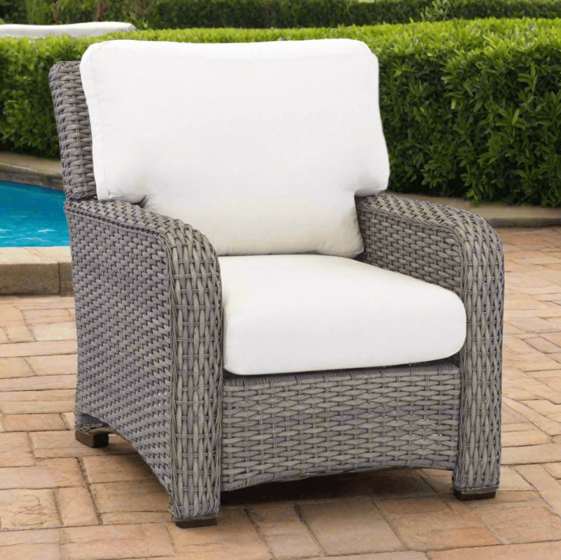 South Sea Rattan Saint Tropez Wicker Outdoor Lounge Chair