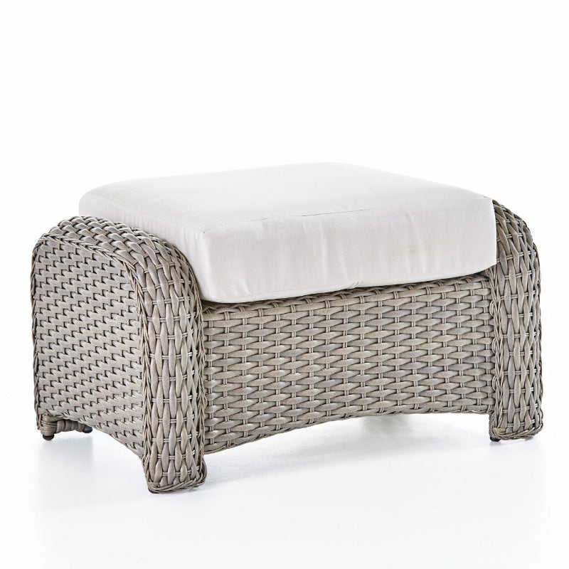 South Sea Rattan Saint Tropez Wicker Outdoor Ottoman