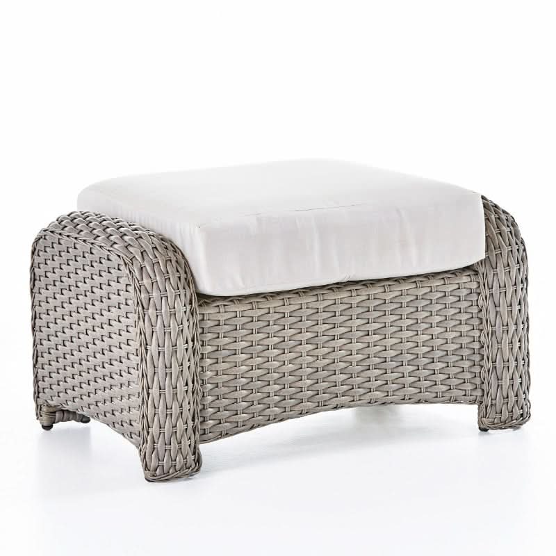 South Sea Rattan Saint Tropez Wicker Outdoor Ottoman
