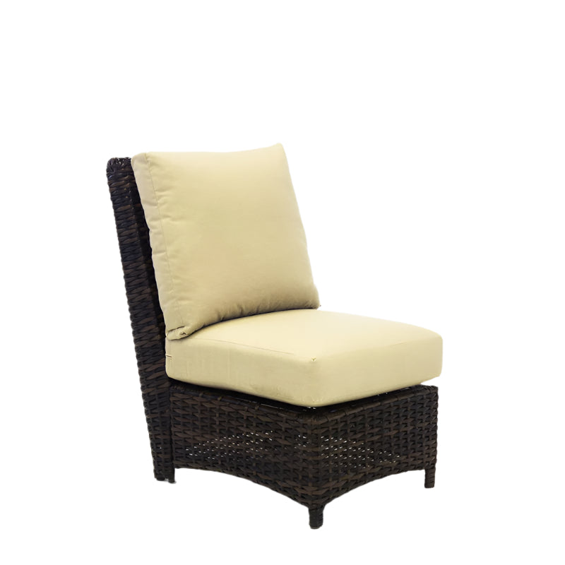 South Sea Rattan Saint Tropez Wicker Outdoor Sectional Armless