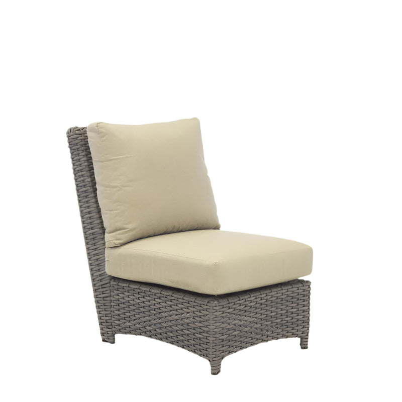 South Sea Rattan Saint Tropez Wicker Outdoor Sectional Armless