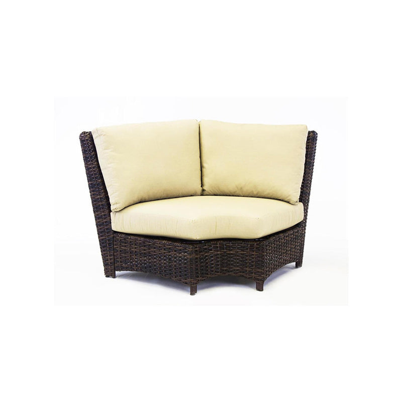 South Sea Rattan Saint Tropez Wicker Outdoor Sectional Corner