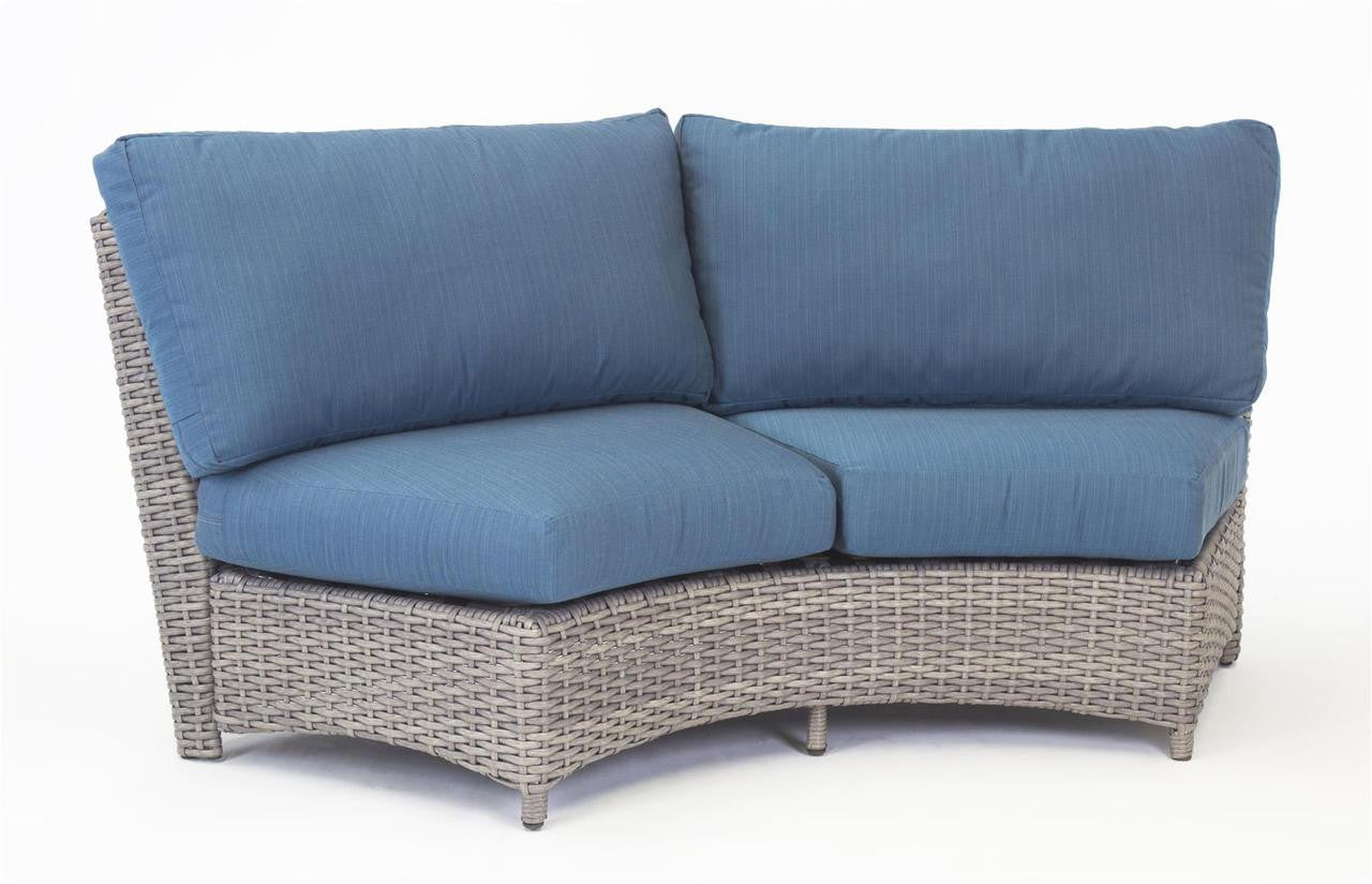 South Sea Rattan Saint Tropez Wicker Curved Sectional Set