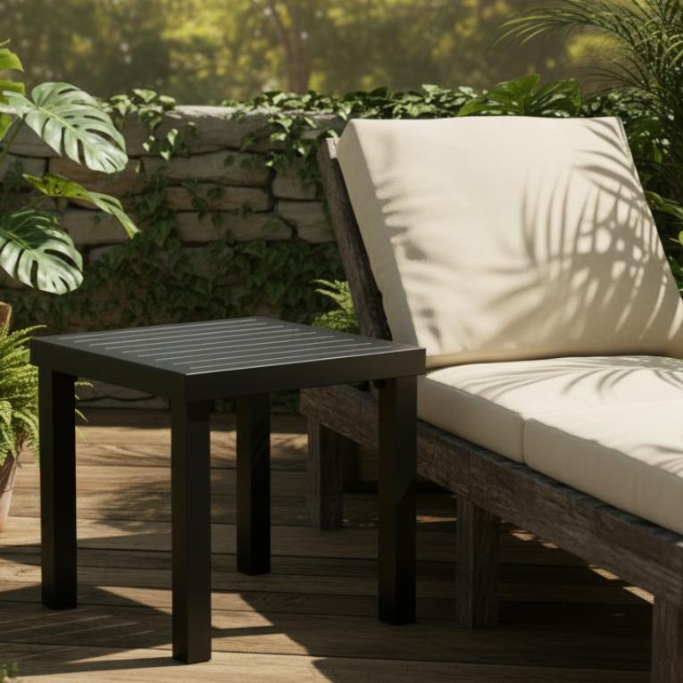 Sunset West Monterey Aluminum Outdoor End Table
