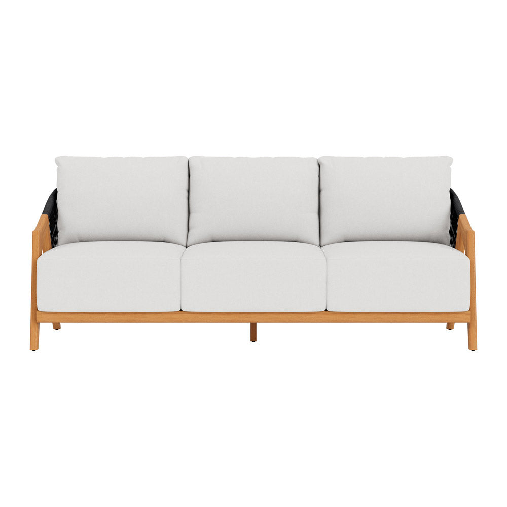 Lloyd Flanders Alpine Teak Outdoor Sofa