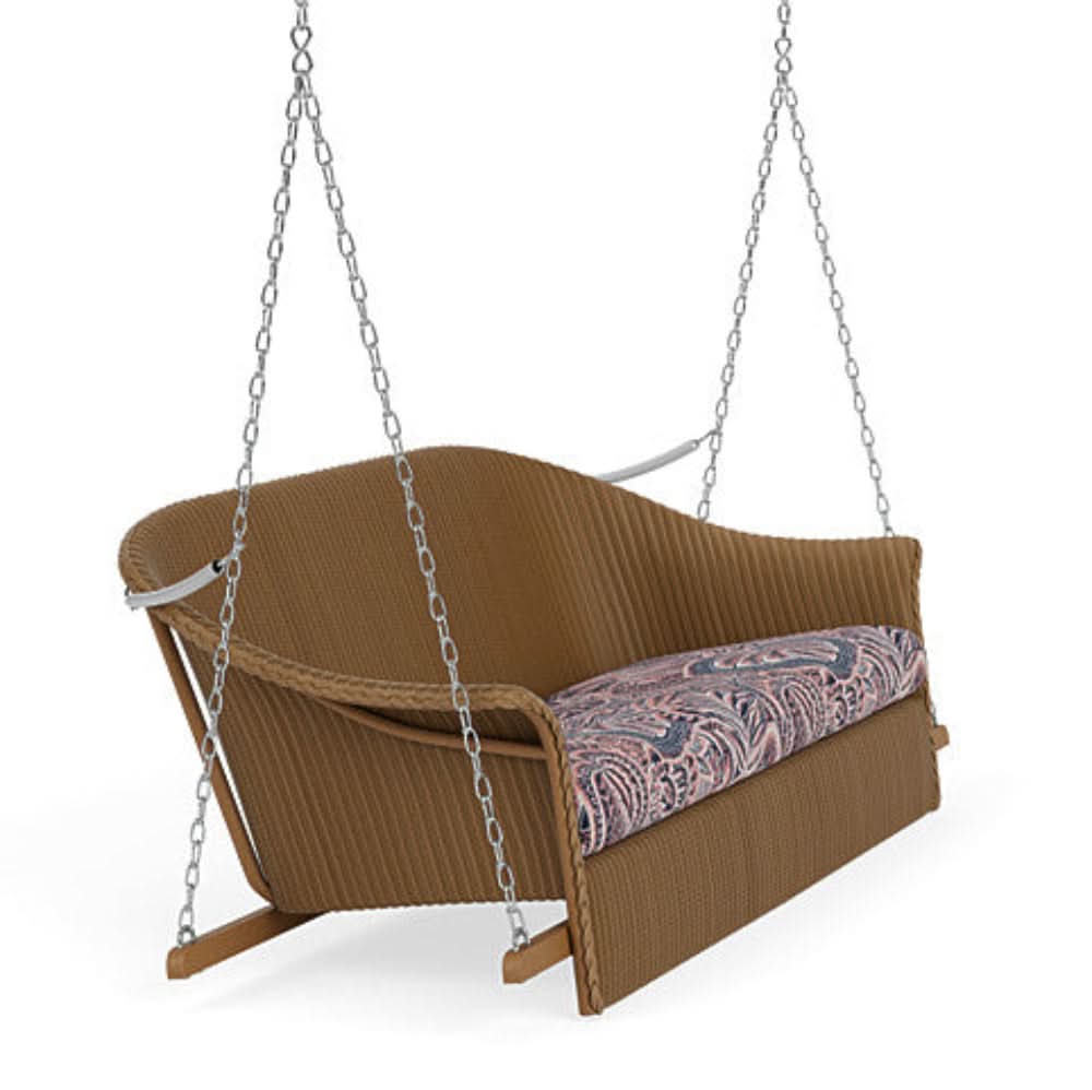 Lloyd Flanders Universal Loom Wicker Outdoor Sofa Swing