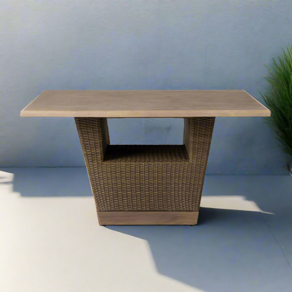 Lloyd Flanders Charisma Wicker Outdoor 54" Square Dining Table