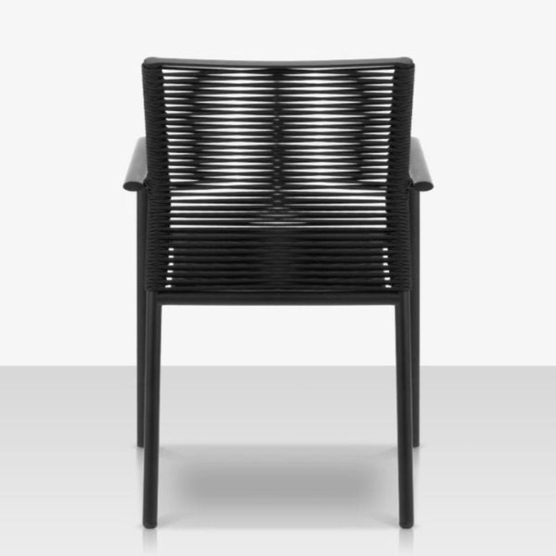 DecoScape Avalon Aluminum Rope Outdoor Dining Arm Chair