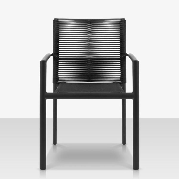 DecoScape Avalon Aluminum Rope Dining Arm Chair