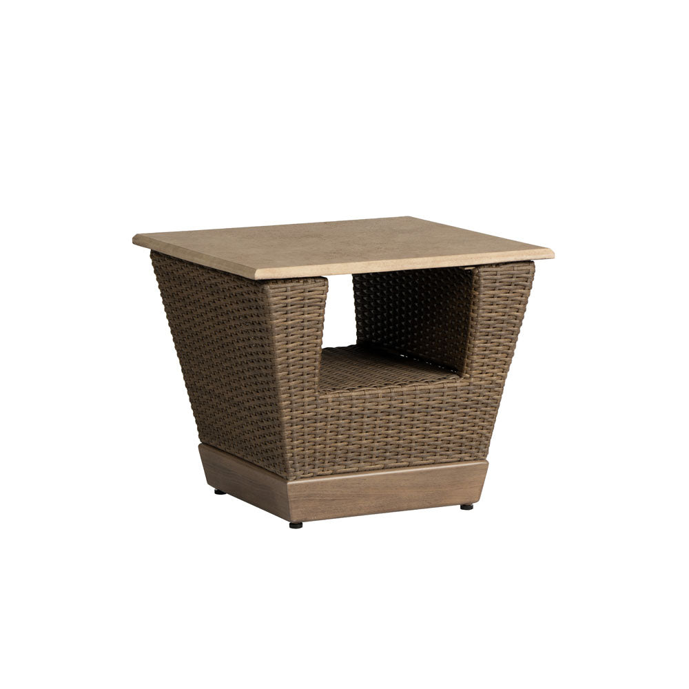 Lloyd Flanders Charisma Wicker Outdoor 24" Square End Table