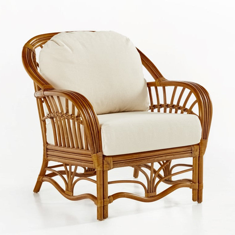 South Sea Rattan Palm Harbor Rattan Indoor Lounge Chair