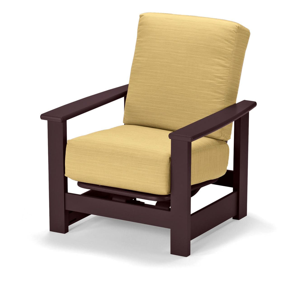 Telescope Casual Leeward MGP Deep Cushion Outdoor Arm Chair with Hidden Motion