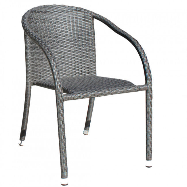 Hospitality Rattan Spectrum Stackable Woven Armchair Set of 2