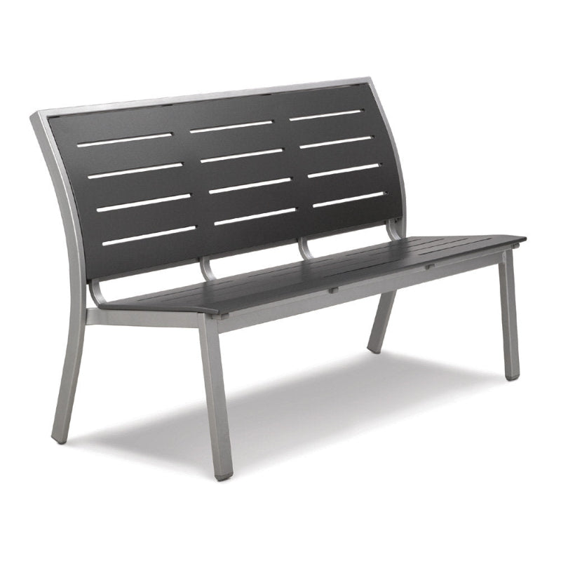 Telescope Casual Bazza MGP Aluminum Outdoor 56" Armless Stacking Bench